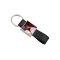 Strip PU Square Key Chain