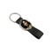 Strip PU Oval Key Chain
