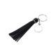 Round Key Chain w/ Long Tassel(Black) (YA119R-K)  