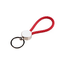 Round Braided Key Chain (Red Round Braided Key Chain (Red