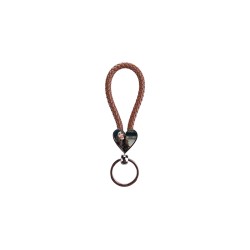 Heart Braided Key Chain (Brown (CLEARANCE)