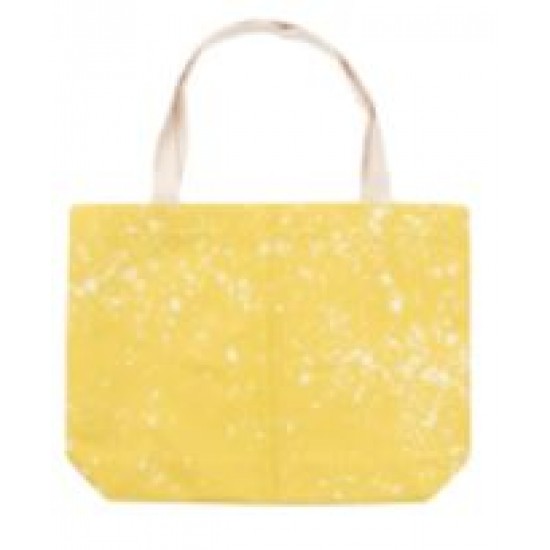 TD-HBD3548YL DyecraftDirect Blank Faux Bleach Poly-Linen Totebag Yellow