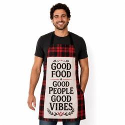 Buffalo Plaid Sublimation Blank Linen Apron (BPWQ)