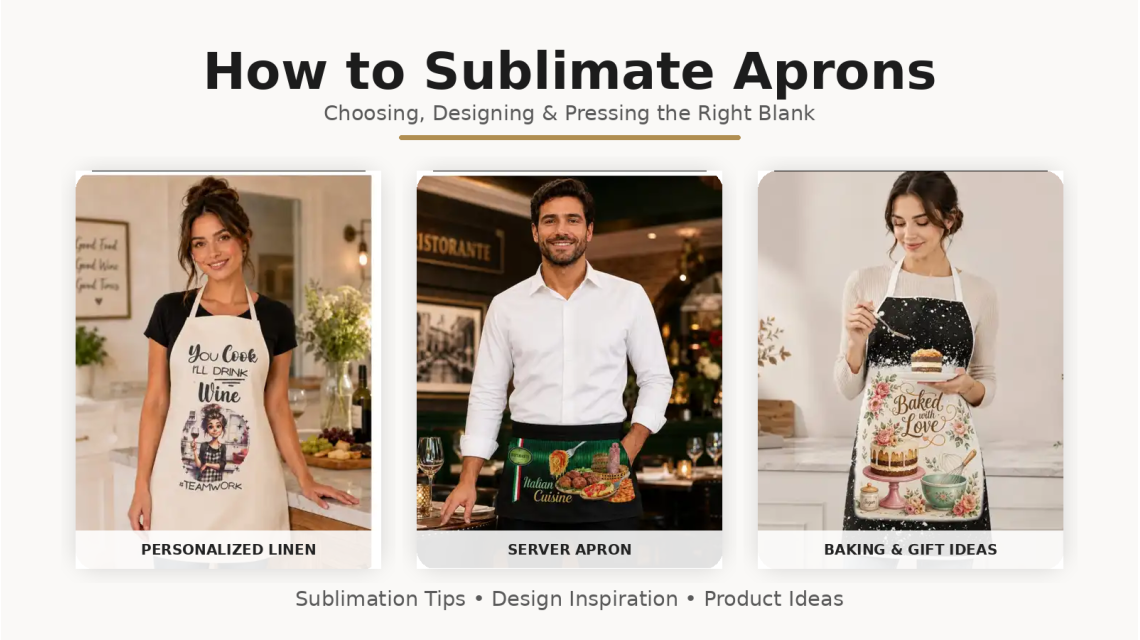 How to Sublimate Aprons: A Complete Guide to Choosing, Designing and Pressing Sublimation Aprons