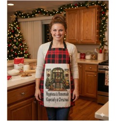 Buffalo Plaid Sublimation Blank Linen Apron