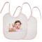 Baby Bib Pink Sublimation Blank