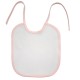 Baby Bib Pink Sublimation Blank