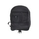 Sublimation  Dark Gray Heavy Canvas Backpack with Gray Side Pockets