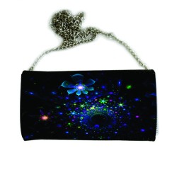 Sublimation PU Leather Eel Skin Clutch Bag Black Sublimation PU Leather Eel Skin Clutch Bag Black