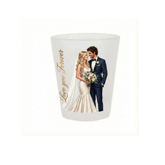 1.5oz Frosted Shot Glass Mug 12 P/C 