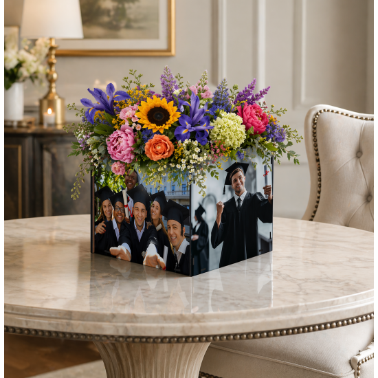 Graduation Sublimation Box 2026 – 6” Photo Cube