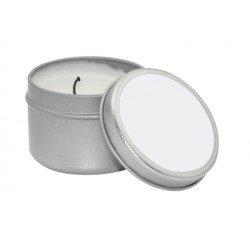 Silver Metal Candle Round 2.25" Silver Metal Candle Round 2.25"