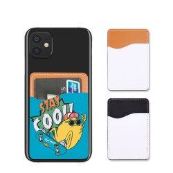 Black PU Leather Sublimation Card Holder Black PU Leather Sublimation Card Holder