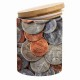 11oz Ceramic Jar with Bamboo Lid ( CJAR )