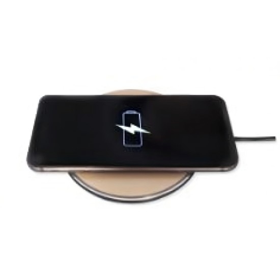 SUBLIMATION SILVER LIGHT UP WIRELESS CHARGER PAD Compatible with iPhone, Samsung  E-1