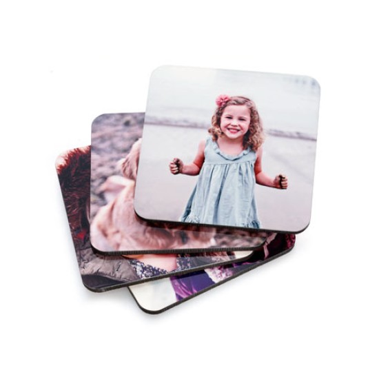 Neoprene Square Coaster 4" (391) D-1