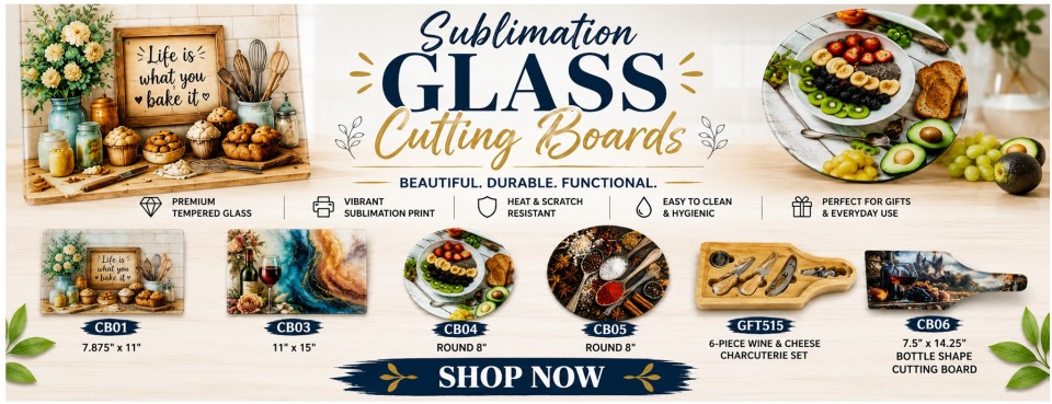 Sublimation Glass Cutting Board
