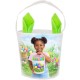Green Easter Basket with Bunny Ears