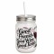 12oz Frosted Sublimation Mason Jar with Lid and Straw