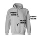 DyecraftDirect PERFORMANCE PULLOVER HOODIE GRAY MEDIUM M-6