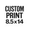 Sublimation Prints 8.5x14
