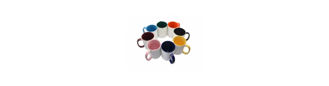 Inner Rim Color Mugs