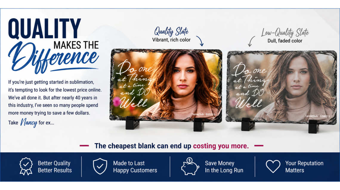 Why Quality Matters in Sublimation: Choose Better Blanks for Better Results