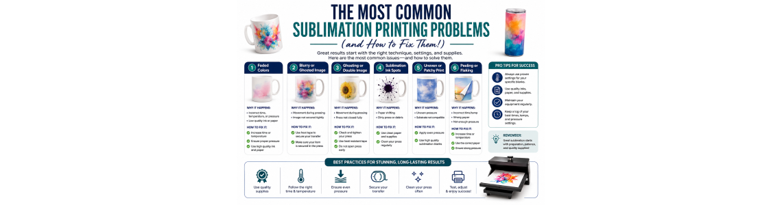 What Are the Most Common Sublimation Printing Problems (and How to Fix Them)?