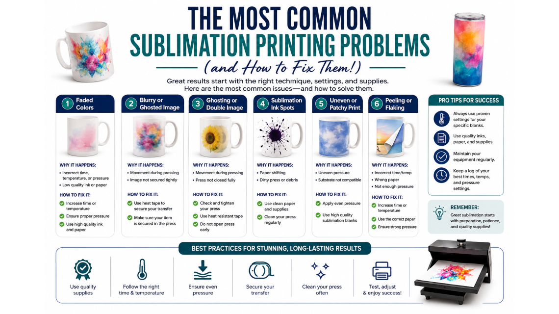What Are the Most Common Sublimation Printing Problems (and How to Fix Them)?