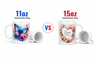 11oz vs. 15oz Sublimation Mugs: Which Size Should You Offer?
