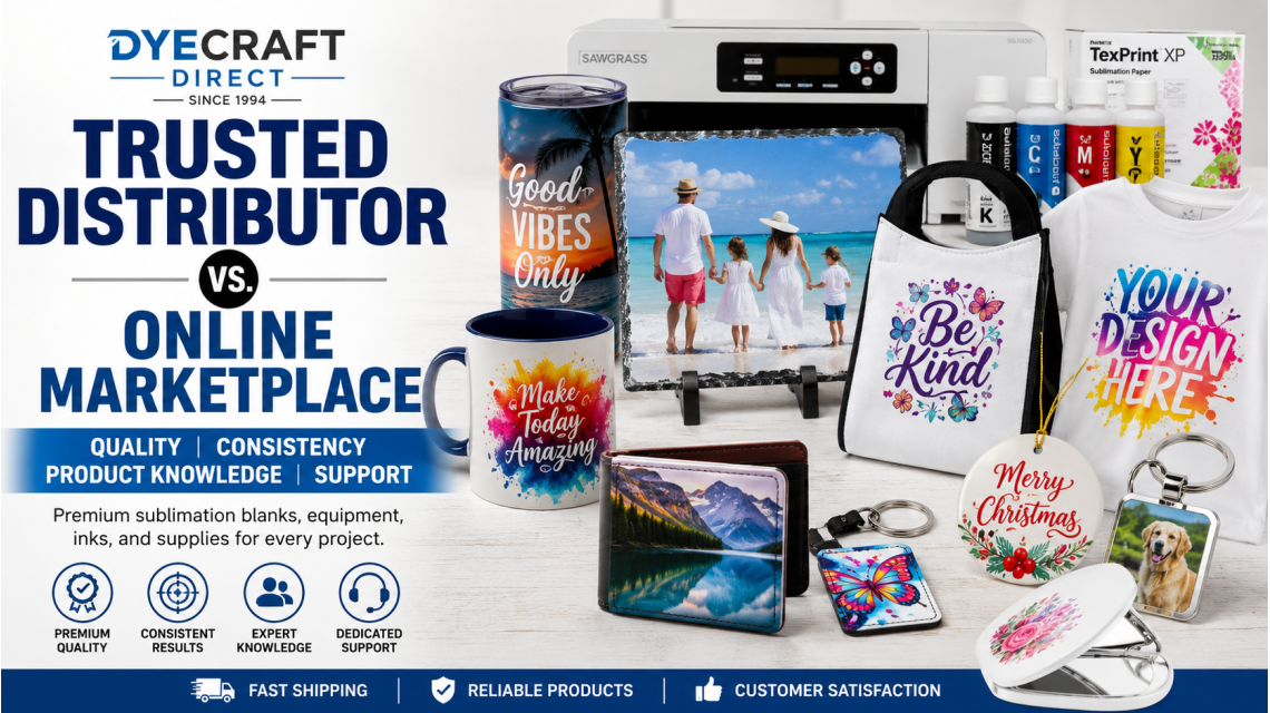 Distributor vs. Marketplace: Which Sublimation Blanks Are Worth Buying?