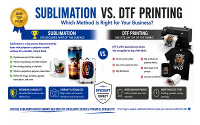 Sublimation vs. DTF Printing: Which Method Is Right for Your Business?