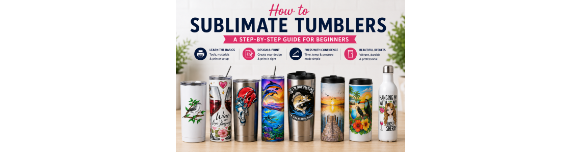 How to Sublimate Tumblers: Full Wrap vs. Partial Wrap Methods