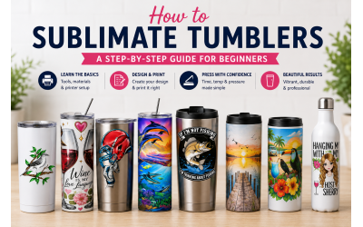 How to Sublimate Tumblers: Full Wrap vs. Partial Wrap Methods