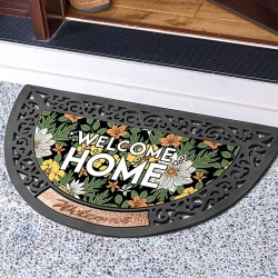 Half Moon Rubber Mat with Insert