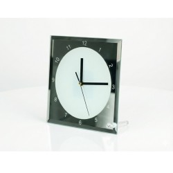 Glass Clock 8" Square (SG-14)