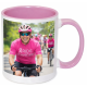 Sublimation Premium 11oz Color Inner & Handle Ceramic Mug Pink 36 p/c (MUG-IR11P)