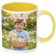 Sublimation Premium 11oz Color Inner & Handle Ceramic Mug Yellow 36pcs (MUG-IR11Y)