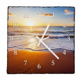Sublimation Slate Square Clock 10.63x10.63 (SBBH51)