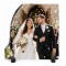 Sublimation Blank Gloss Slate – Left Contour Photo Rock 7.8" x 7.8" (SBBH76)