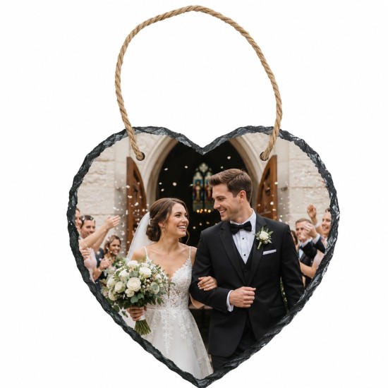 Sublimation Slate Heart Hanging 7.9″ × 7.9″ (SBBH50)
