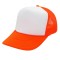Baseball Cap Orange/White 12 Per Pack