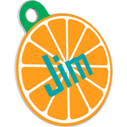 5773 1 SIDED PET TAG CIRCLE 5773 1 SIDED PET TAG CIRCLE