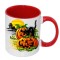 11oz Inner Rim Color Sublimation Mug Orange