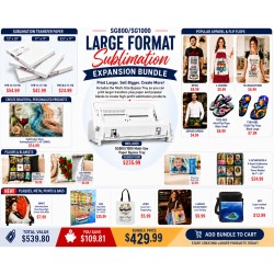 SG800/SG1000 Large Format Sublimation Expansion Bundle