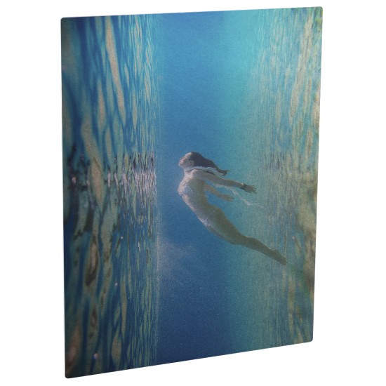 5997 Clear Silver Gloss Metal Print 11x14  B-6