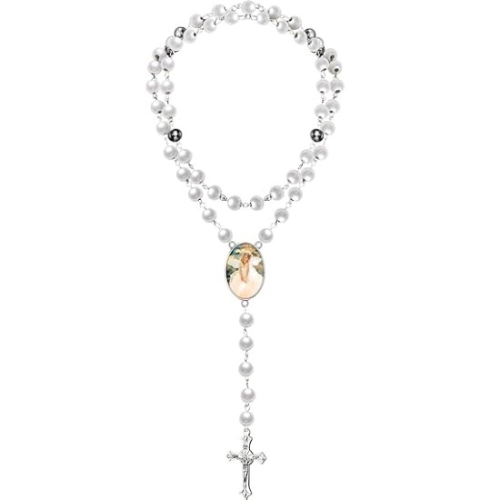 Rosary Prayer Beads Necklace for Sublimation