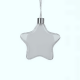 Hanging Plastic Star Ornament 3.75"  ( SDB04 )  G-3 sub101