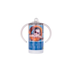 Sublimation Stainless Steel Sippy Cup with Spout White Sublimation Stainless Steel Sippy Cup with Spout White
