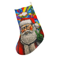 Double Sided Linen Christmas Stocking (LCS)